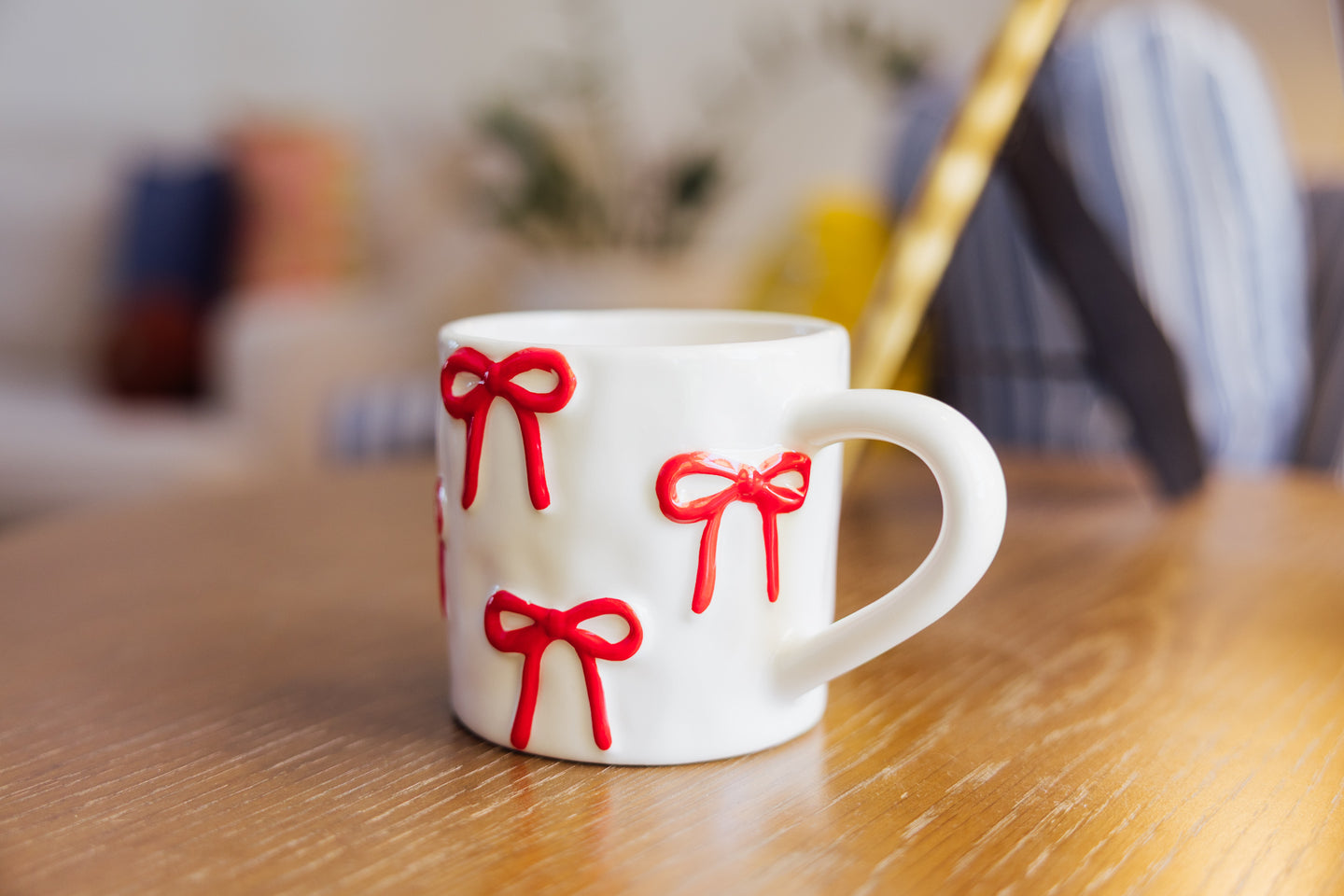 Red Bow Mug